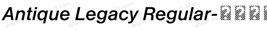 Antique Legacy Regular字体转换